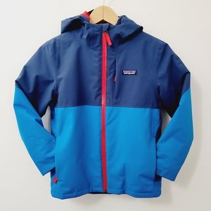Boys Patagonia 4-in-1 Everyday Jacket Blue Red Size S 7-8